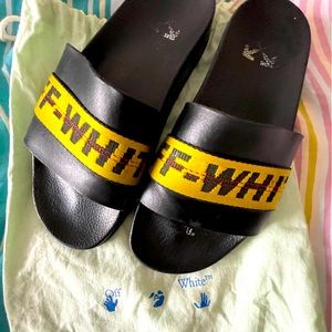 Authentic OFF-WHITE industrial Slides